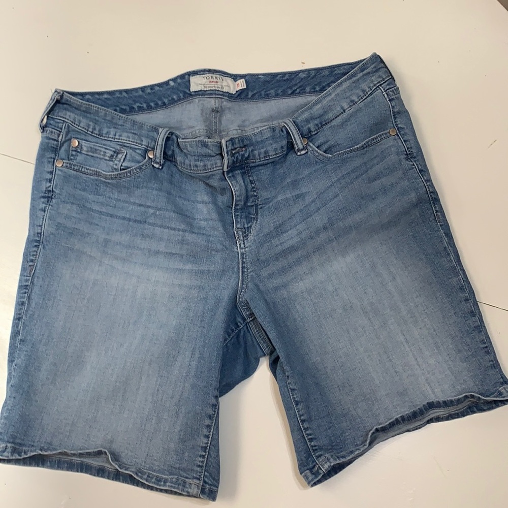 Denim shorts